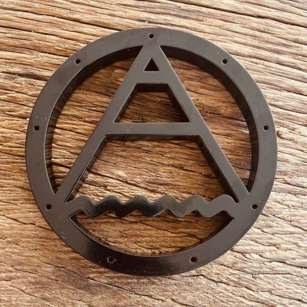 FERMACARTE 3/6/9 | Ø15cm Nero